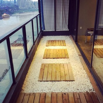 重庆MY HOME 南滨路上的奢华公寓酒店提供图片