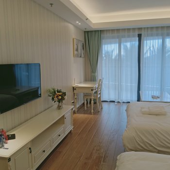 阳江阿文海陵岛敏捷黄金韩式清新标间海景房公寓酒店提供图片