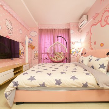 广州柏啦图动漫主题公寓招商公馆店酒店提供图片