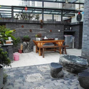 成都听雨观云联排别墅酒店提供图片