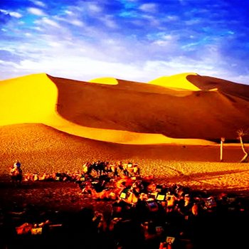 敦煌大唐紫驼沙漠国际露营基地酒店提供图片