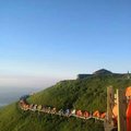 武功山世纪之碑帐篷房外观图 武功山世纪之碑帐篷房外观图