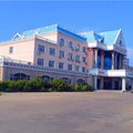 莫力达瓦达斡尔族自治旗尼尔基水库宾馆外观图 莫力达瓦达斡尔族自治旗尼尔基水库宾馆外观图