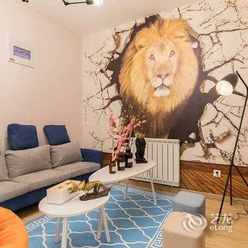 济南大明湖济南站北欧风动物园设计师的家普通公寓酒店提供图片