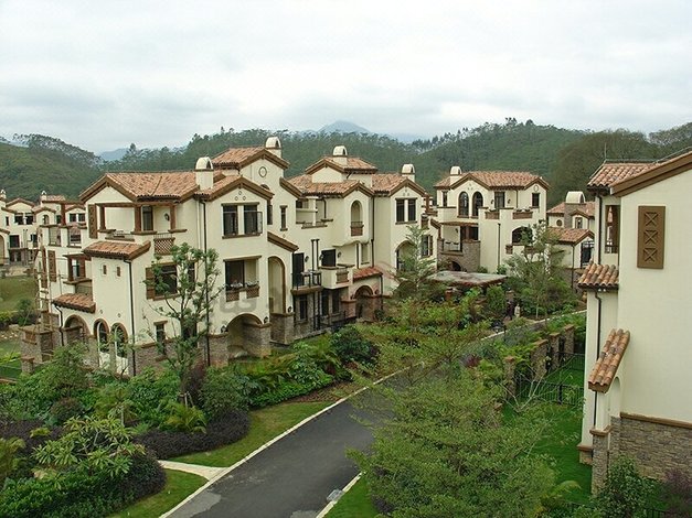 龙门富力,龙门富力泉别墅,御景南山_大山谷图库