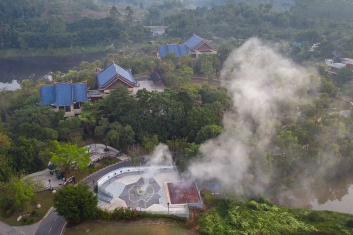 【惠州惠林温泉度假别墅】地址:横沥镇矮陂黄沙洞旅游