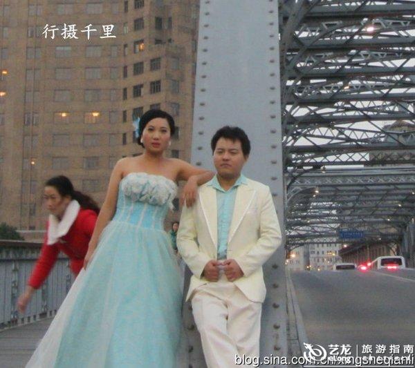 外白渡桥婚纱_上海外白渡桥(2)