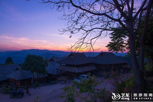 云南普洱澜沧县——景迈山翁基日出日落