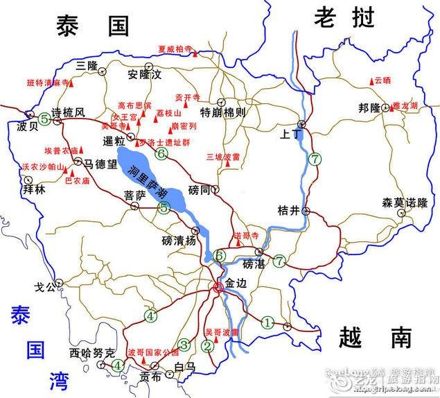 高清吴哥窟地图