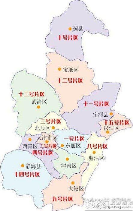 天津地图 - 图片 - 艺龙旅游指南