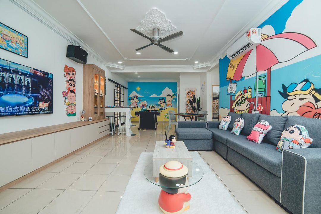 ShinChan Chill 14pax Homestay@Bukit Indah