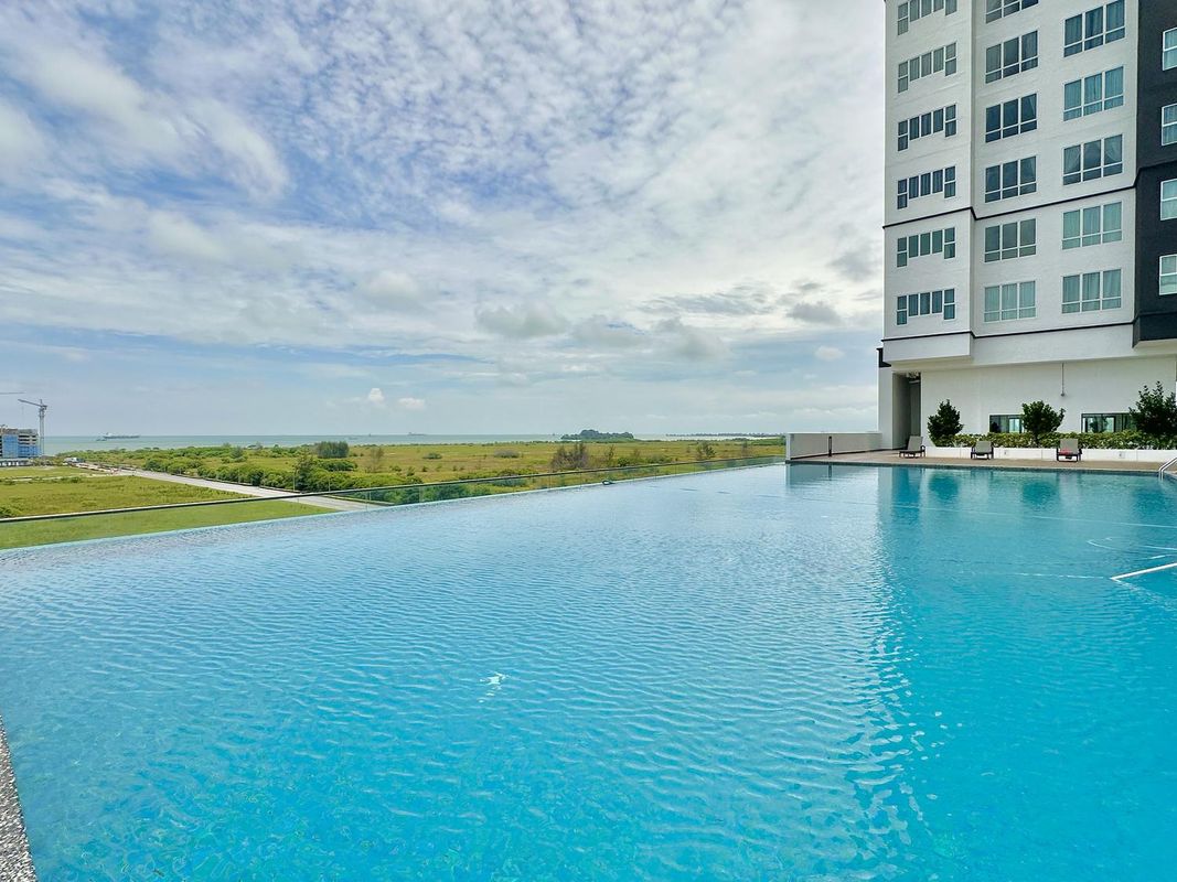 Amber Cove Melaka Pool with Sea View by Stayrene