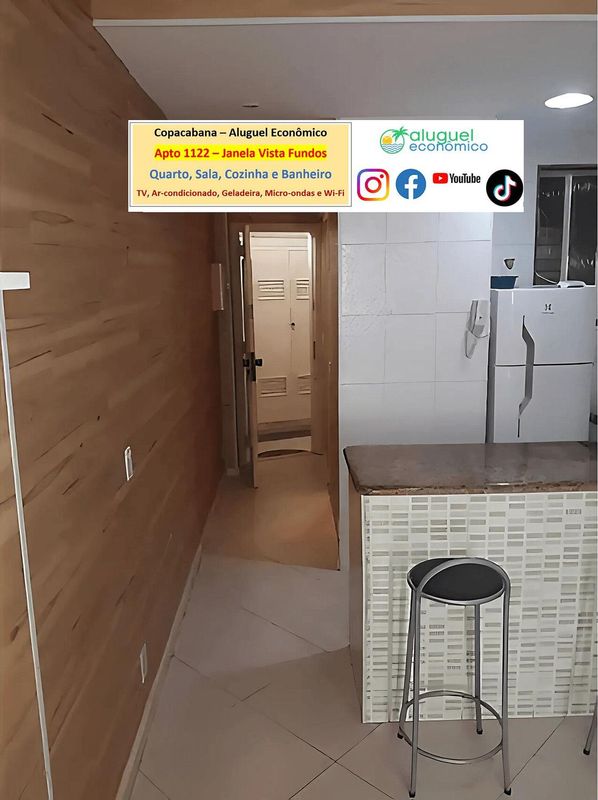Apto Copacabana - Aluguel Economico