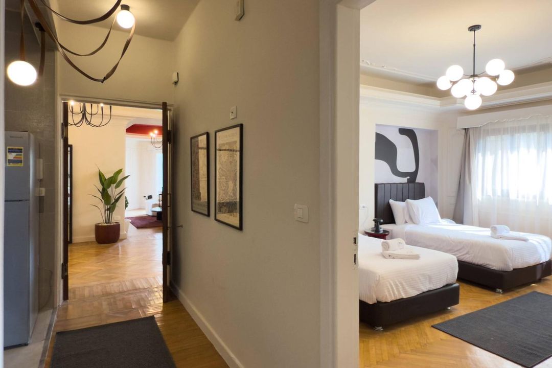 Xuru Stays I 兩臥室深紅色小屋 @ 赫利奧波利斯中心