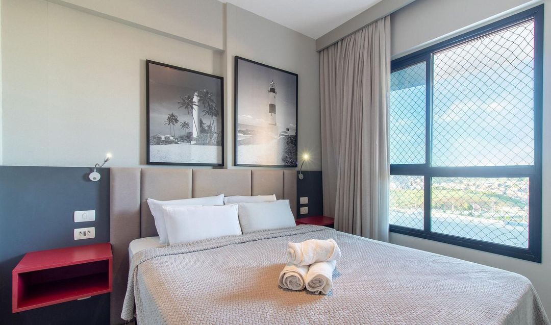 薩爾瓦多市中心帶泳池、桑拿和健身房的住宿 - AAP