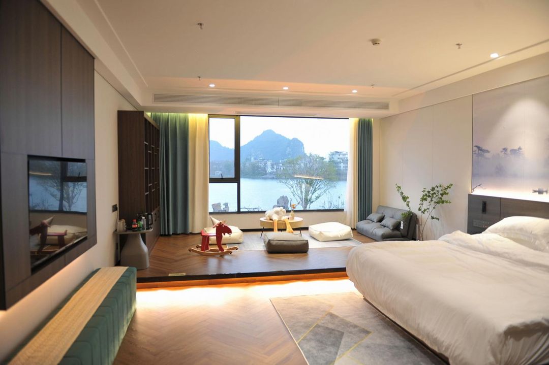 8號樓山水間·設計師宅江觀景古法療愈休閒度假民宿(桂林灕江店)