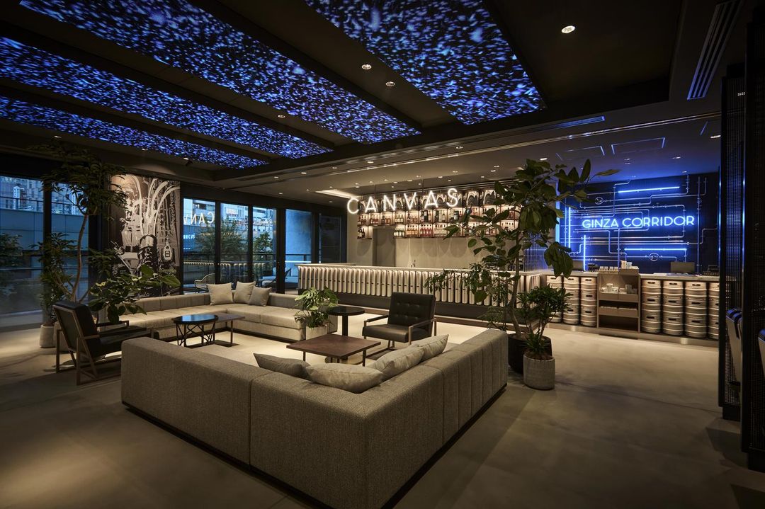 東京銀座迴廊街皇家花園CANVAS酒店