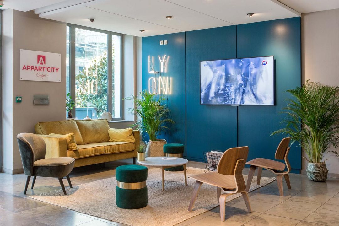 里昂帕爾迪厄經典城市公寓酒店(近Lyon-Part-Dieu車站)