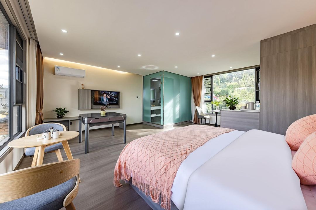 隱樂居·閒庭花事·慢時光湖景度假民宿(歡樂世界店)