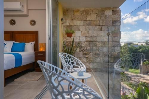 藍色Veleta豪華寢室