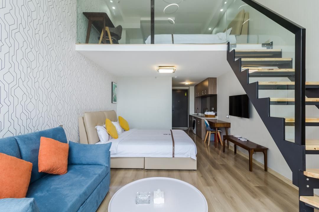 麥格LOFT複式海景度假酒店(青島會展中心石老人海水浴場店)