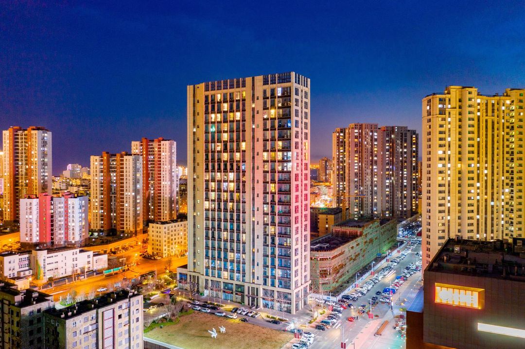 青島悅海藍庭度假公寓(火車站棧橋店)