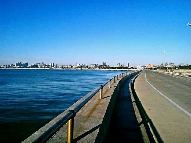 日照沿海公路图片