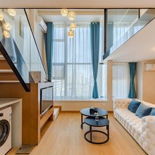 福禾·轻奢Loft公寓(合肥天鹅湖蔚蓝商务港店)