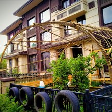 固安放Homeparty精灵的院子
