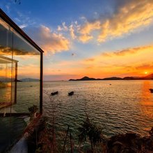 青岛风清五季·悬崖全海景度假酒店(崂山景区崂山流清河沙滩店)