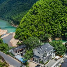 水湾湾观夏北纬30°漂流度假咖啡民宿(龙王山漂流浙北大峡谷店)