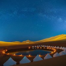 大星之夜沙漠观景民宿