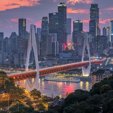 夕恋Scenery·蔚蓝江畔观景美宿(解放碑步行街洪崖洞店)