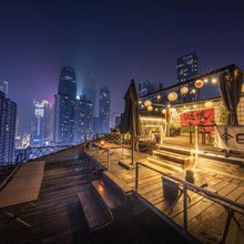 重庆候来屋顶露台青年旅舍(解放碑步行街十八梯店)