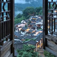 溪上苑·山岚|雾境梯田观景隐坞(晒秋观景台婺源篁岭景区店)
