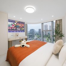 澜庭·湖景影院民宿(晋安湖摩天轮竹屿地铁站店)