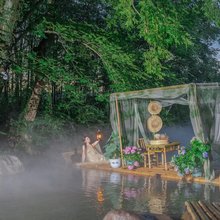 安吉栖心山隐·溪上秋千Valley Villa山野溯溪美拍亲子汤泉美宿
