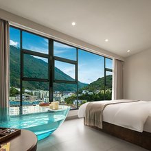 丘沫·设计师观景Villa民宿(康定情歌广场溜溜城店)