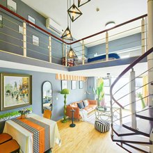 烟台·小贰家｜TheBeautyofTheEast复式Loft民宿(迎春大街店)