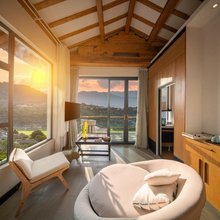 喜瑭·观湖Lake|Retreat湖山私汤硫磺温泉美宿(和顺古镇野鸭湖店)