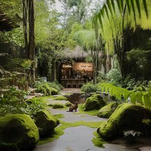 KASU·可舒花驿|雨林谧境·沉浸式美宿Villa(告庄星光夜市店)