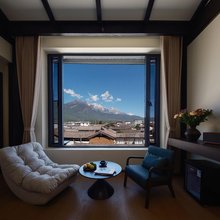 沐屿山禾·听山晓·雪山观景民宿(白沙古镇店)