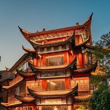 月圆楼·中式美古风设计师庭院轻奢美宿(陶阳里景区御窑厂店)