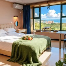 海韵|SeaView·青山枕碧海·山海入梦观景公寓(国际和平广场店)