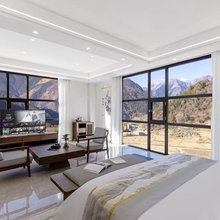 半山·云净丨LightLuxuryTeaArtCinema观雪山度假美宿(理县上孟店)