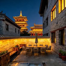 楠舍〡北魏美学设计·独栋庭院(大同古城墙华严寺店)