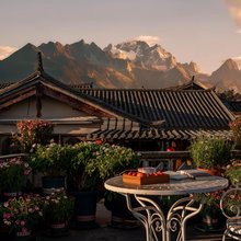 陌也Sunny Stream·静雅时光·观景花园雅舍(丽江古城大水车店)