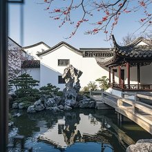 落花老屋·江南水乡·临河景观·中式园林美宿(南浔古镇景区店)