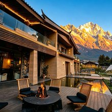 瑞息·雪山樽|日照金山雪山全景度假汤池香氛墅(玉龙白沙店)