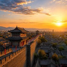 城中世外·停云处丨奶油风侘寂美宿(大同古城华严寺店)